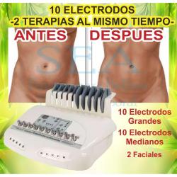 Gimnasia Pasiva (Corriente Faradica Corporal) Profesional 22 electrodos